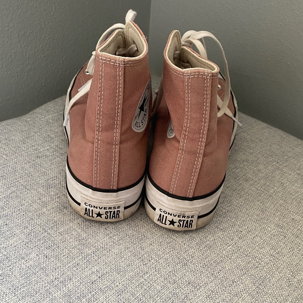 Converse High Tops in Dusty Pink - Picture 8 of 10